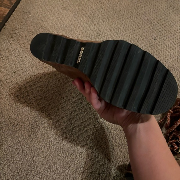 Sorel Lexi leather wedge boots - Picture 6 of 15